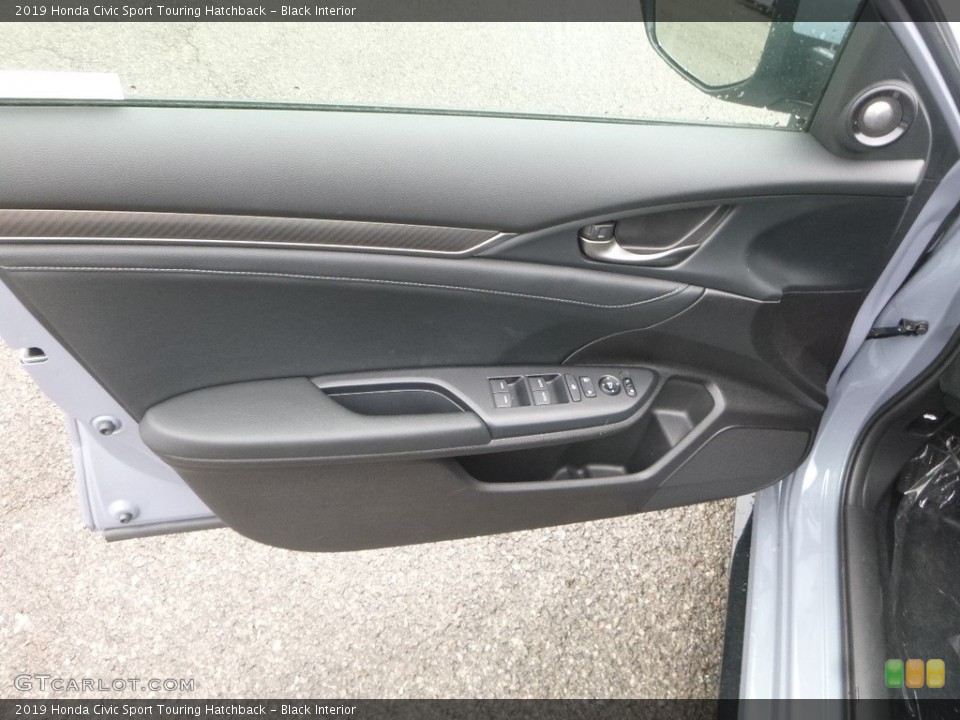 Black Interior Door Panel for the 2019 Honda Civic Sport Touring Hatchback #133703597