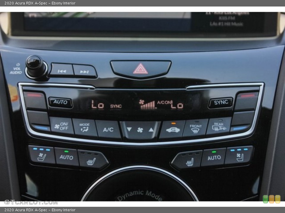 Ebony Interior Controls for the 2020 Acura RDX A-Spec #133703631