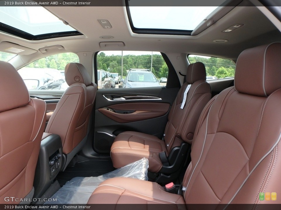 Chestnut Interior Rear Seat for the 2019 Buick Enclave Avenir AWD #133706523