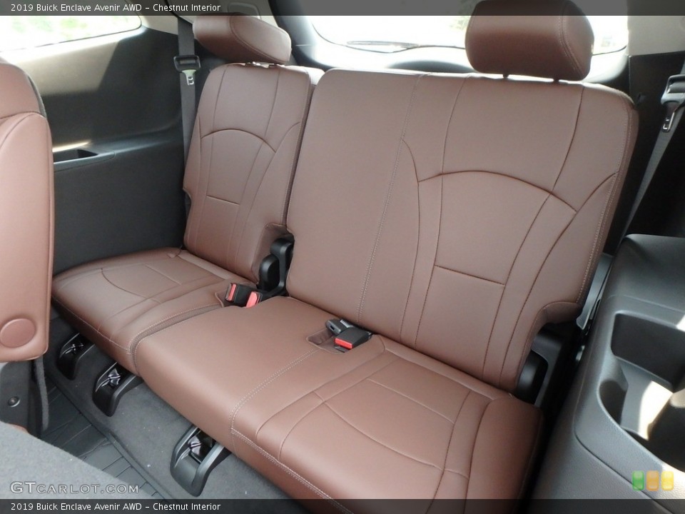 Chestnut Interior Rear Seat for the 2019 Buick Enclave Avenir AWD #133706547