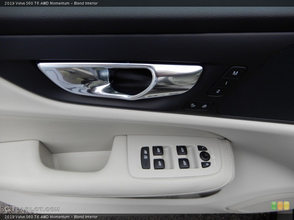 Blond Interior Door Panel for the 2019 Volvo S60 T6 AWD Momentum #133714080