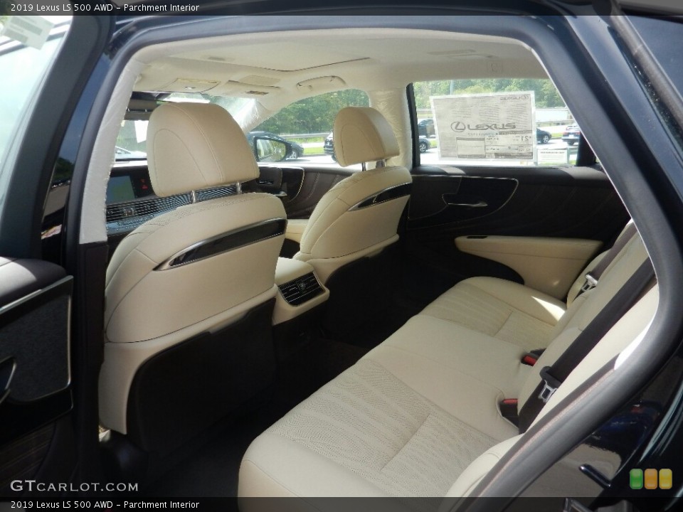 Parchment Interior Rear Seat for the 2019 Lexus LS 500 AWD #133718219