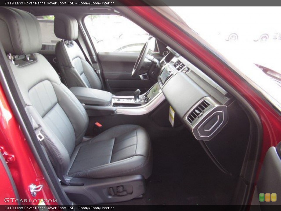 Ebony/Ebony Interior Front Seat for the 2019 Land Rover Range Rover Sport HSE #133719116