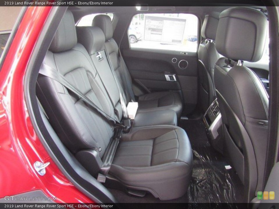 Ebony/Ebony Interior Rear Seat for the 2019 Land Rover Range Rover Sport HSE #133719431