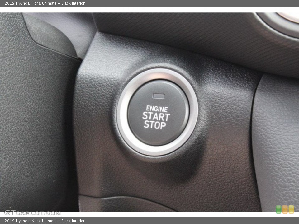 Black Interior Controls for the 2019 Hyundai Kona Ultimate #133720829