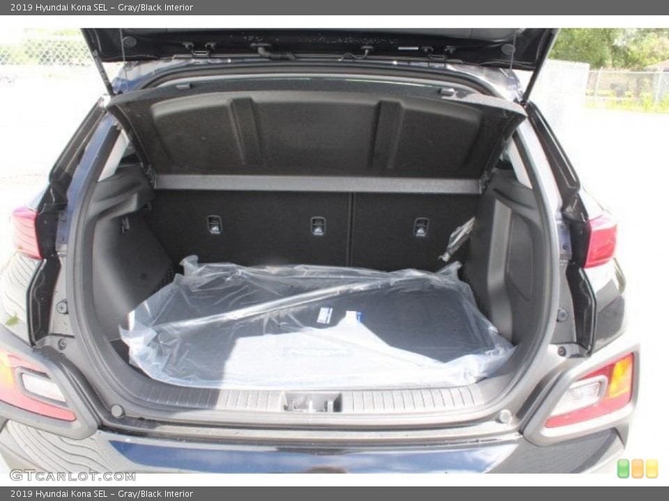Gray/Black Interior Trunk for the 2019 Hyundai Kona SEL #133721501
