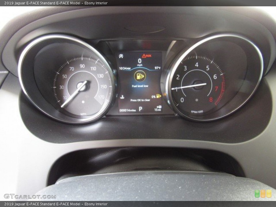 Ebony Interior Gauges for the 2019 Jaguar E-PACE  #133724726