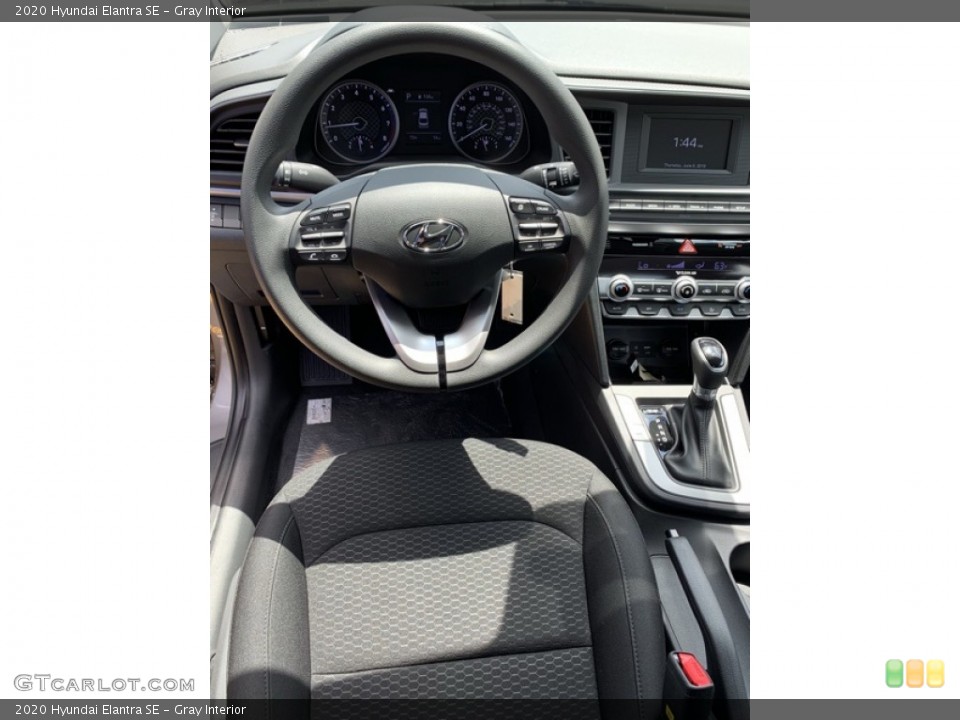 Gray Interior Dashboard for the 2020 Hyundai Elantra SE #133726526