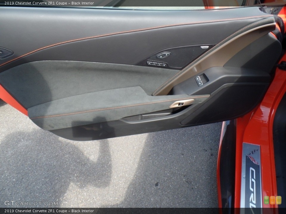 Black Interior Door Panel for the 2019 Chevrolet Corvette ZR1 Coupe #133727858