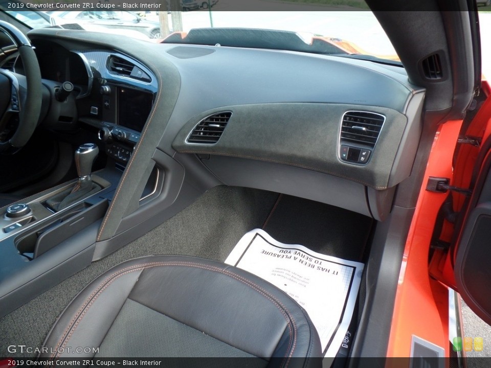 Black Interior Dashboard for the 2019 Chevrolet Corvette ZR1 Coupe #133728521
