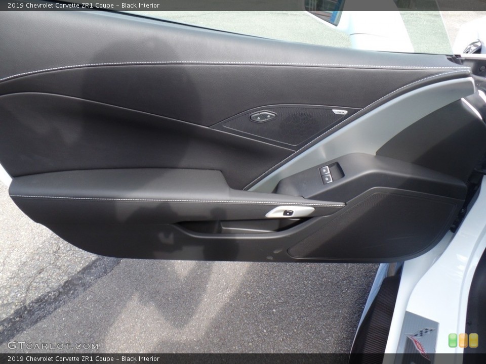 Black Interior Door Panel for the 2019 Chevrolet Corvette ZR1 Coupe #133729175