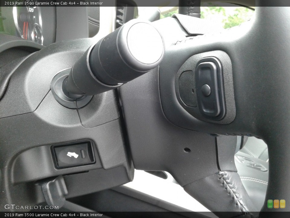 Black Interior Steering Wheel for the 2019 Ram 3500 Laramie Crew Cab 4x4 #133729268