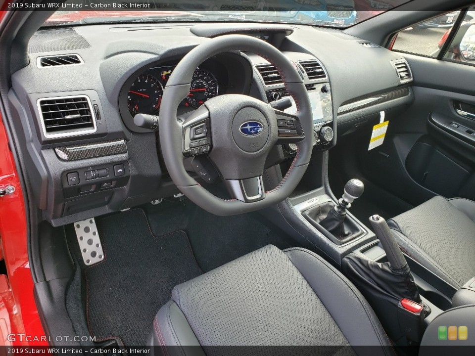 Carbon Black Interior Photo for the 2019 Subaru WRX Limited #133733321