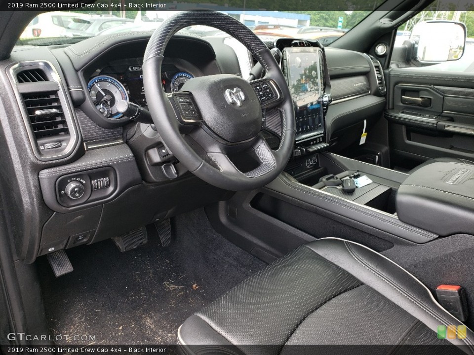 Black Interior Photo for the 2019 Ram 2500 Limited Crew Cab 4x4 #133735649