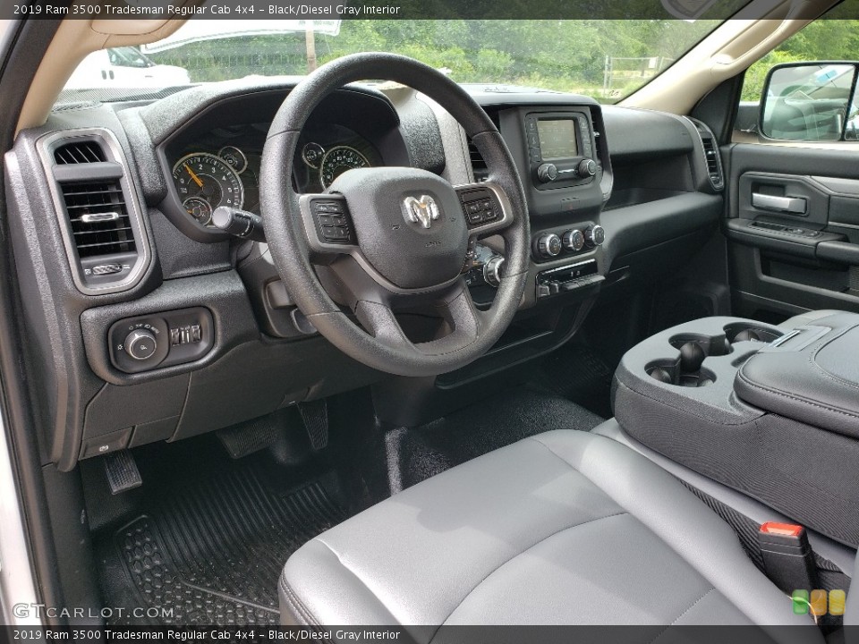 Black/Diesel Gray Interior Photo for the 2019 Ram 3500 Tradesman Regular Cab 4x4 #133735925