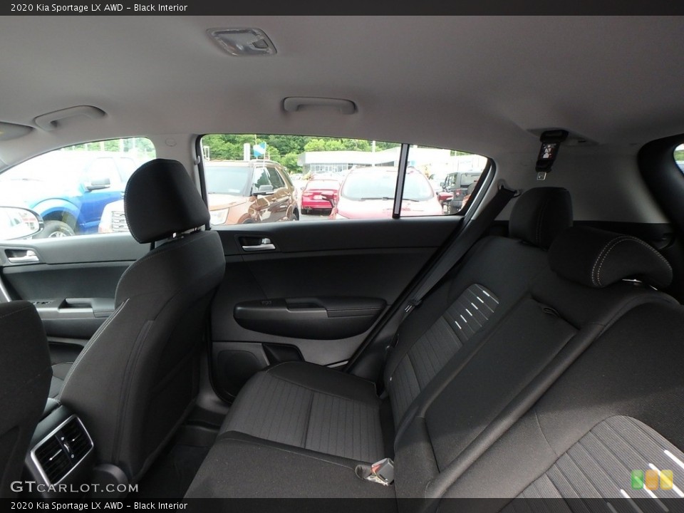 Black Interior Rear Seat for the 2020 Kia Sportage LX AWD #133746853
