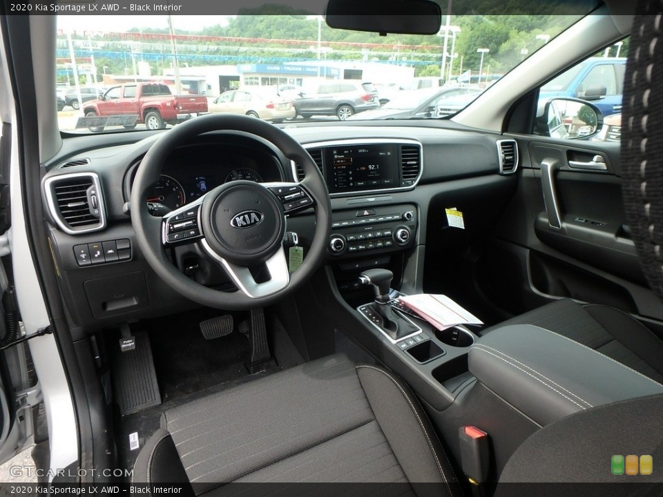 Black Interior Photo for the 2020 Kia Sportage LX AWD #133746889