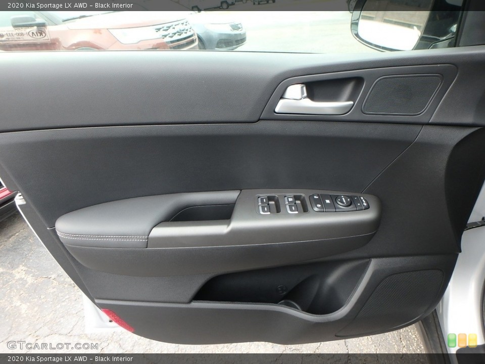 Black Interior Door Panel for the 2020 Kia Sportage LX AWD #133746913