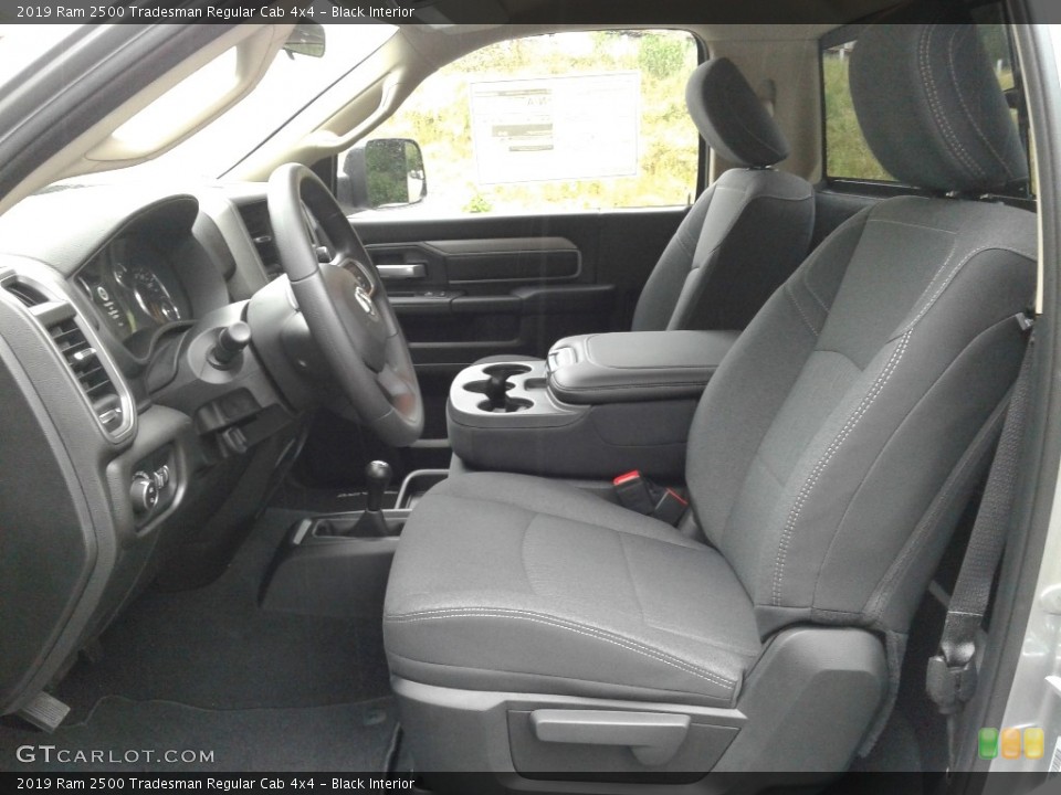 Black Interior Front Seat for the 2019 Ram 2500 Tradesman Regular Cab 4x4 #133751719