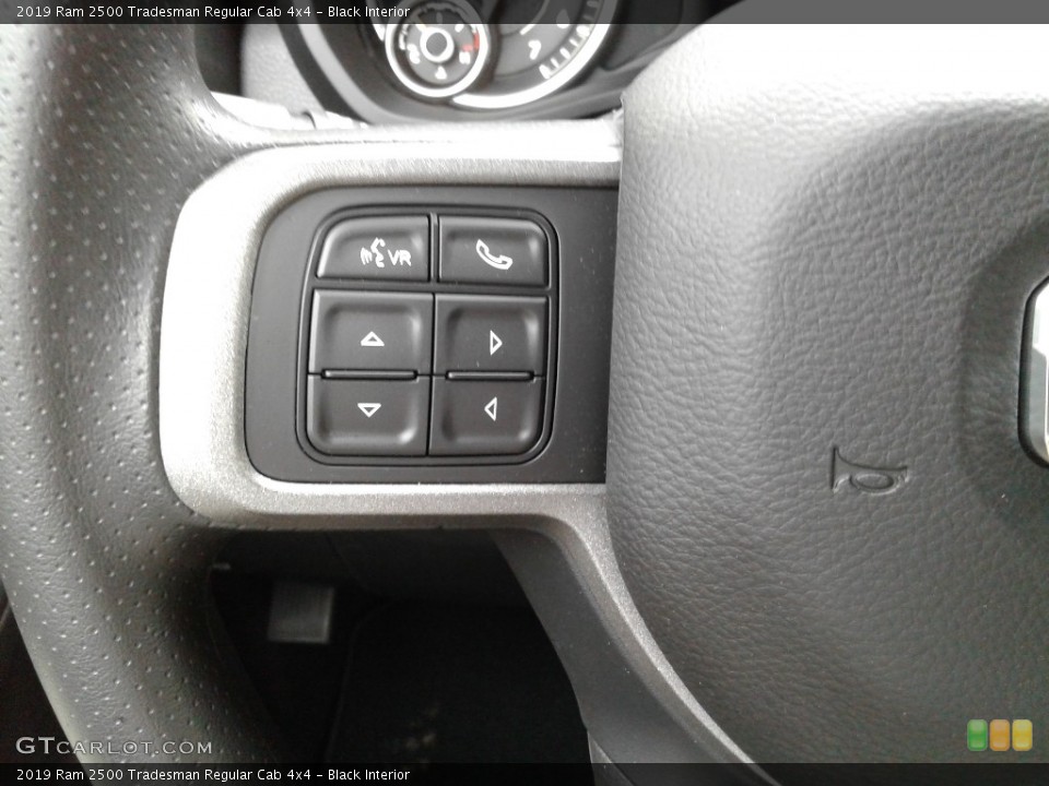 Black Interior Steering Wheel for the 2019 Ram 2500 Tradesman Regular Cab 4x4 #133751866