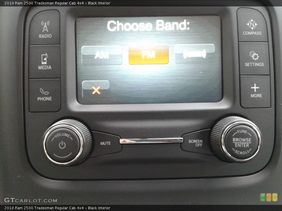Black Interior Controls for the 2019 Ram 2500 Tradesman Regular Cab 4x4 #133751977