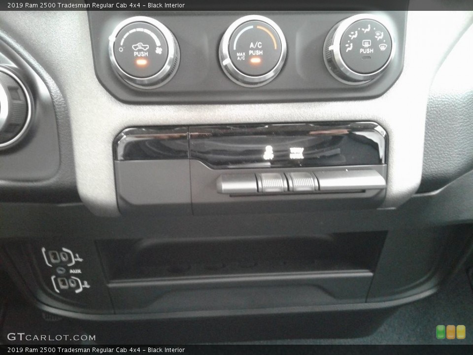 Black Interior Controls for the 2019 Ram 2500 Tradesman Regular Cab 4x4 #133752055
