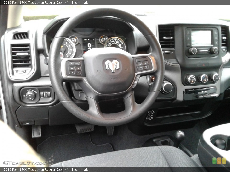 Black Interior Dashboard for the 2019 Ram 2500 Tradesman Regular Cab 4x4 #133752139