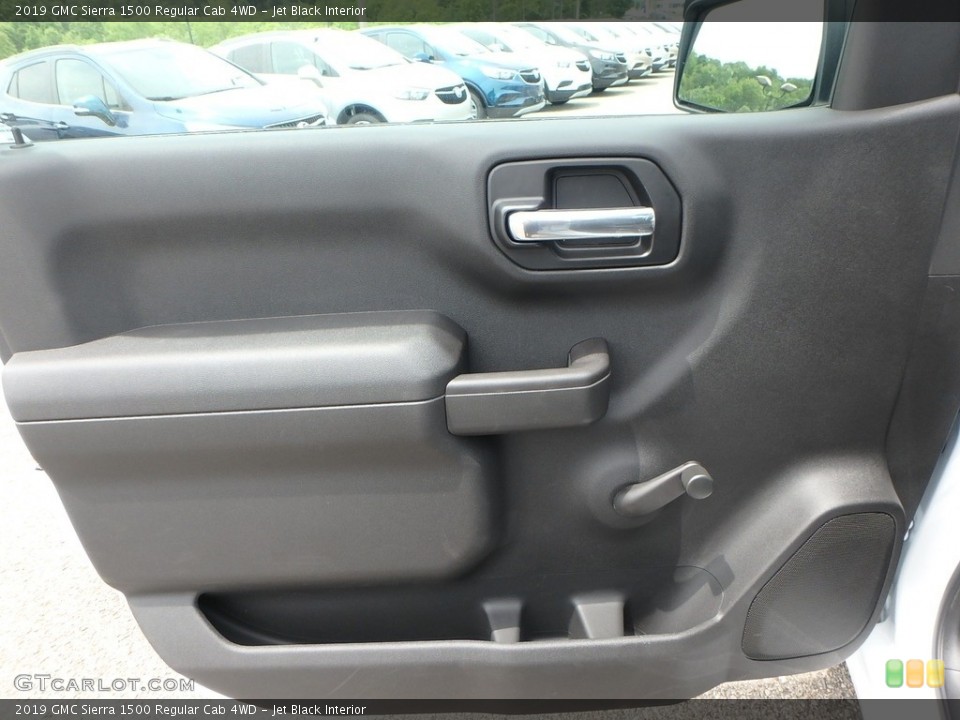 Jet Black Interior Door Panel for the 2019 GMC Sierra 1500 Regular Cab 4WD #133757091