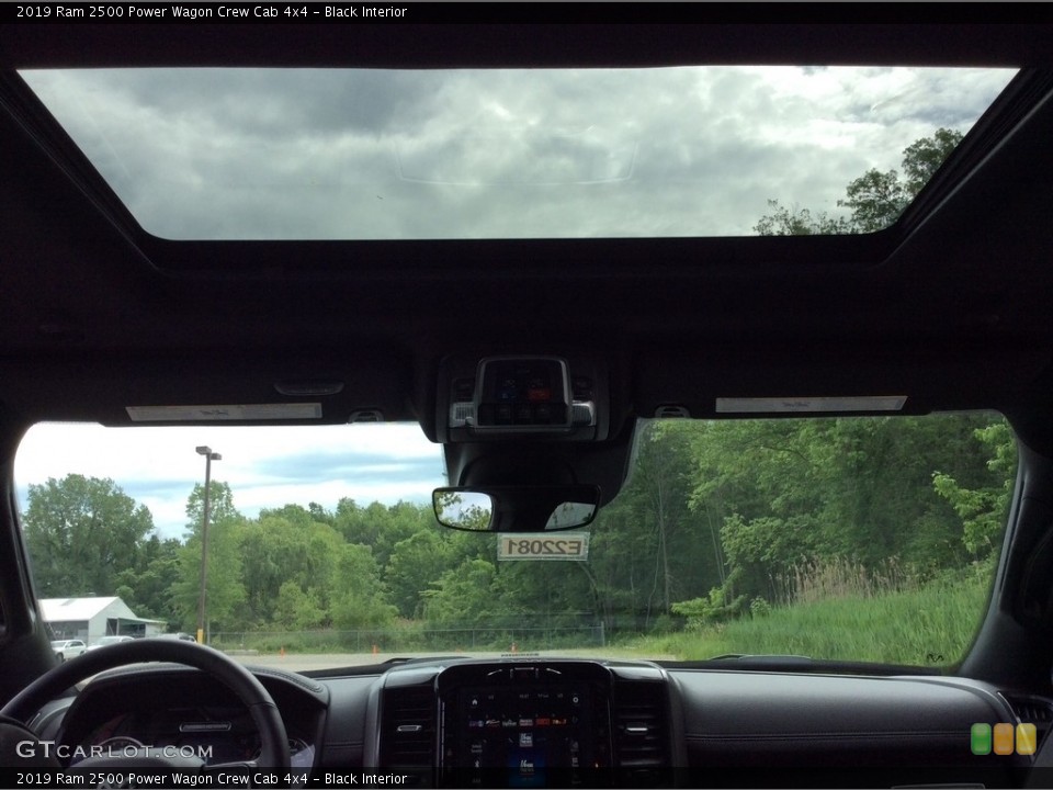 Black Interior Sunroof for the 2019 Ram 2500 Power Wagon Crew Cab 4x4 #133771377