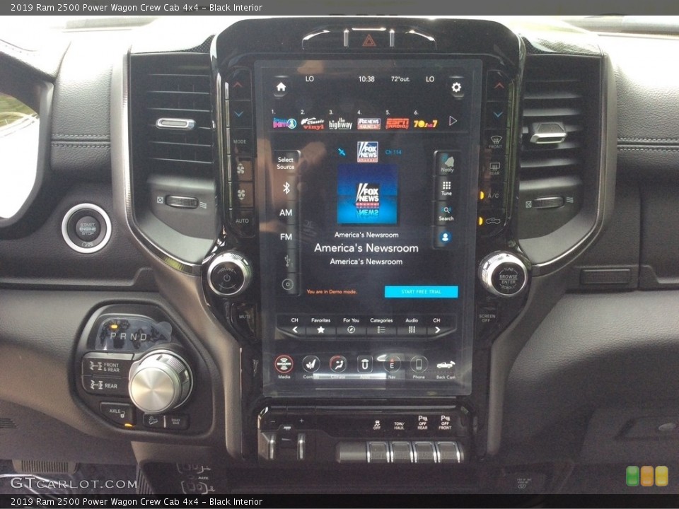 Black Interior Controls for the 2019 Ram 2500 Power Wagon Crew Cab 4x4 #133771462