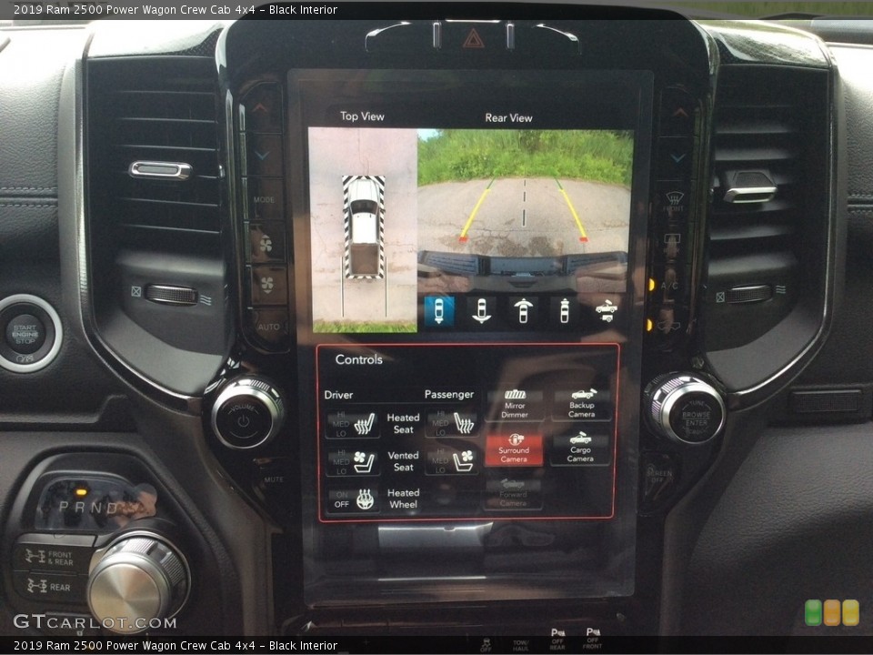 Black Interior Controls for the 2019 Ram 2500 Power Wagon Crew Cab 4x4 #133771518