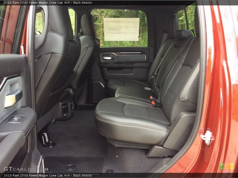 Black Interior Rear Seat for the 2019 Ram 2500 Power Wagon Crew Cab 4x4 #133771548