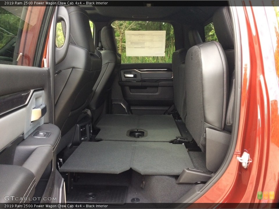 Black Interior Rear Seat for the 2019 Ram 2500 Power Wagon Crew Cab 4x4 #133771638