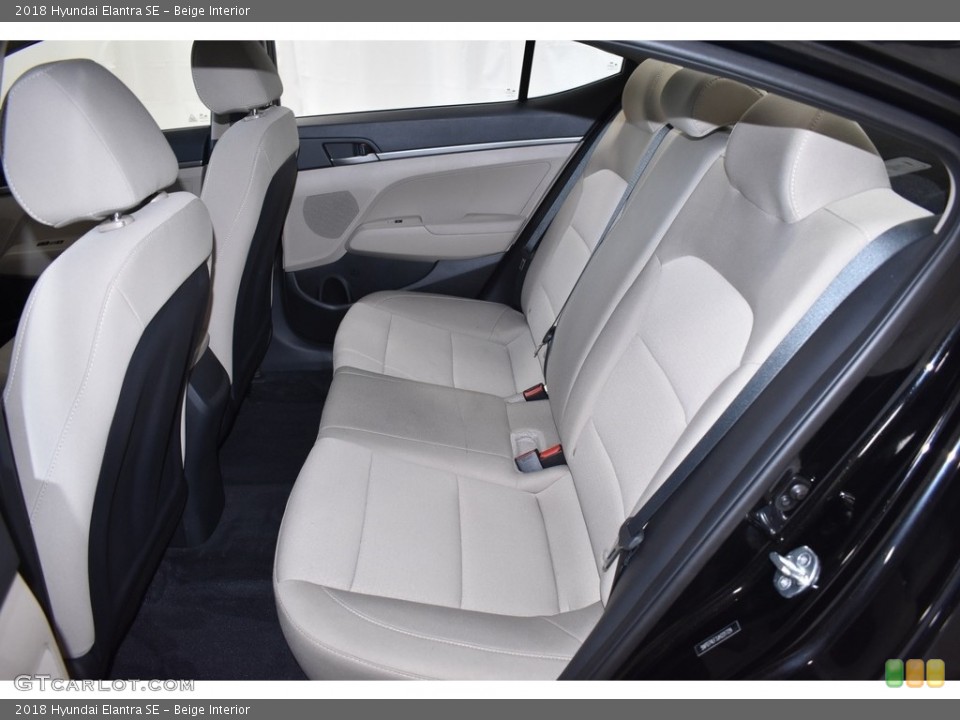 Beige Interior Rear Seat for the 2018 Hyundai Elantra SE #133771839