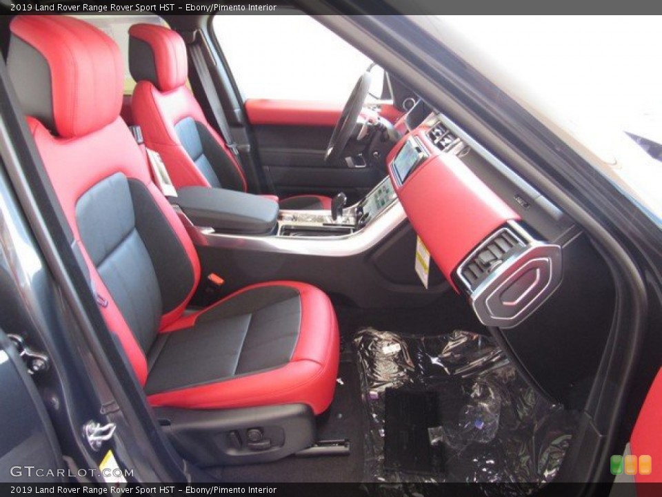 Ebony/Pimento Interior Front Seat for the 2019 Land Rover Range Rover Sport HST #133772319