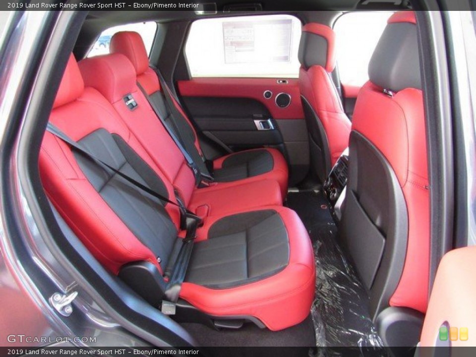 Ebony/Pimento Interior Rear Seat for the 2019 Land Rover Range Rover Sport HST #133772601