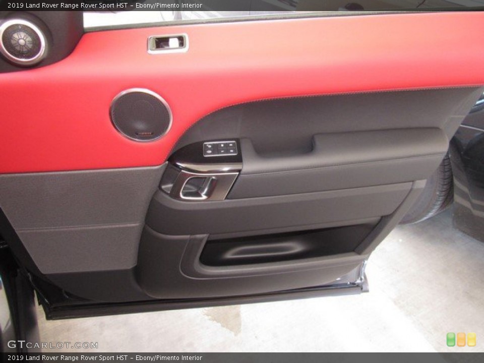 Ebony/Pimento Interior Door Panel for the 2019 Land Rover Range Rover Sport HST #133772643