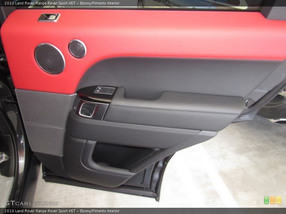 Ebony/Pimento Interior Door Panel for the 2019 Land Rover Range Rover Sport HST #133772667