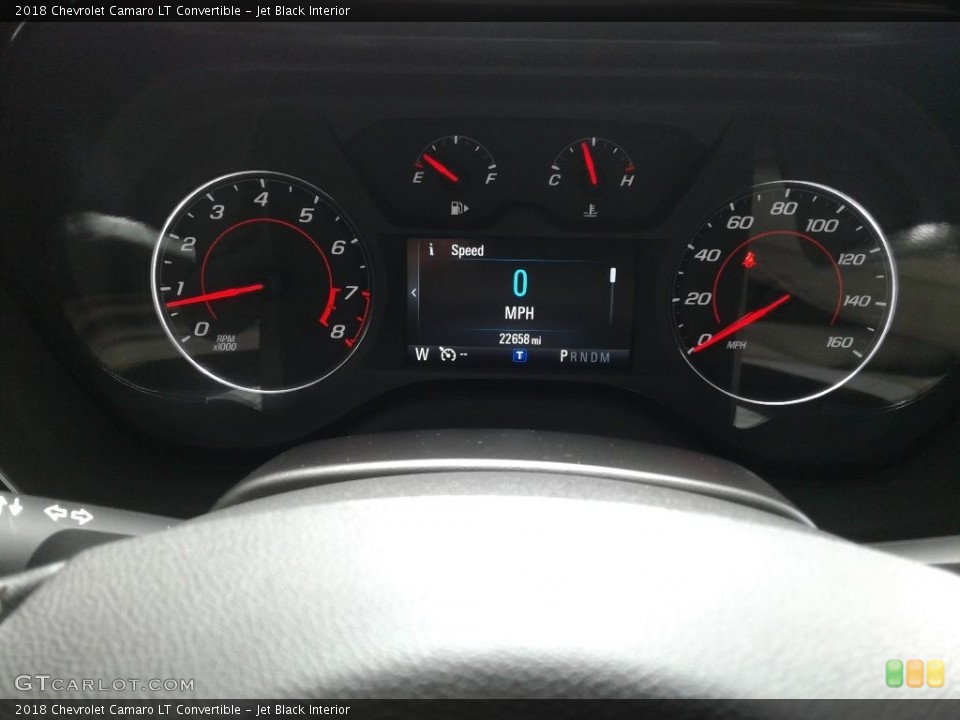 Jet Black Interior Gauges for the 2018 Chevrolet Camaro LT Convertible #133773159