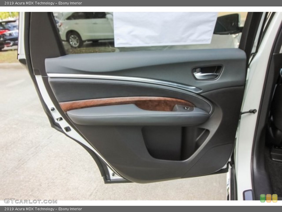 Ebony Interior Door Panel for the 2019 Acura MDX Technology #133773312