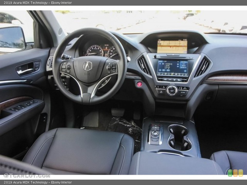 Ebony Interior Dashboard for the 2019 Acura MDX Technology #133773498