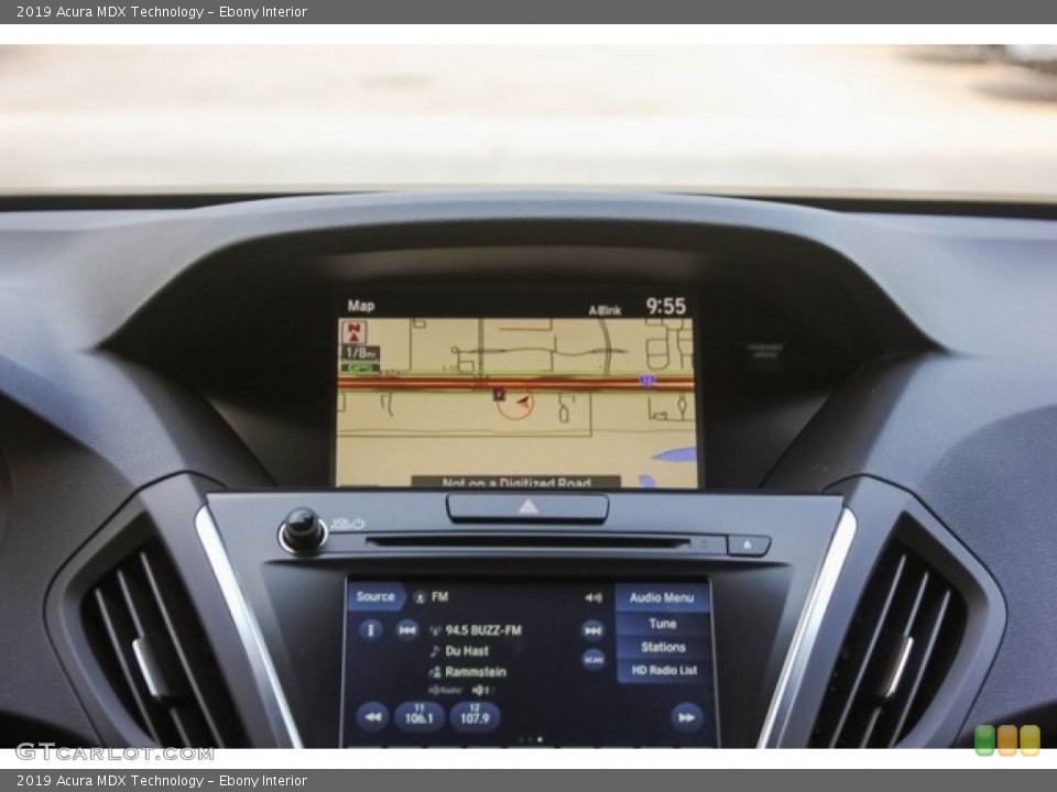 Ebony Interior Navigation for the 2019 Acura MDX Technology #133773534