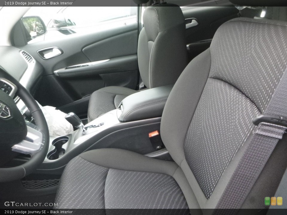 Black Interior Front Seat for the 2019 Dodge Journey SE #133773738