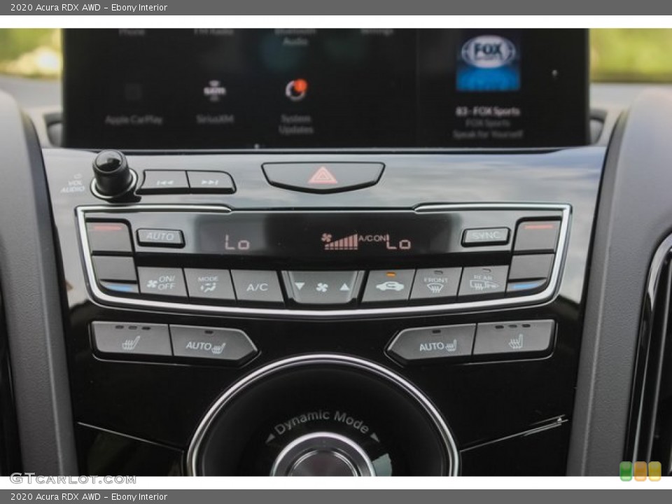 Ebony Interior Controls for the 2020 Acura RDX AWD #133775709