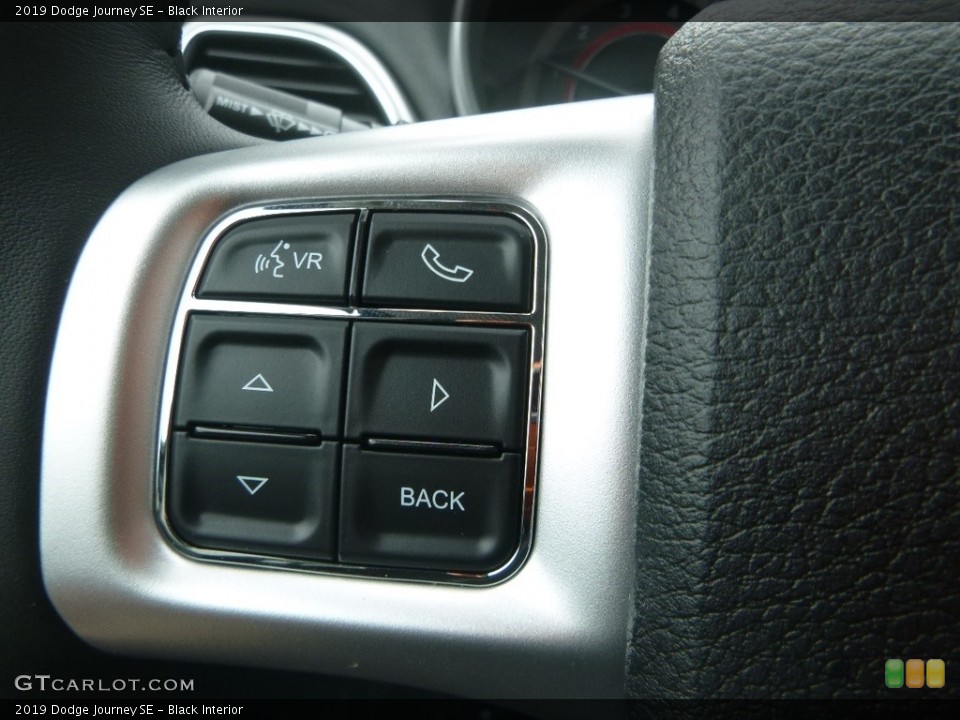 Black Interior Steering Wheel for the 2019 Dodge Journey SE #133776915