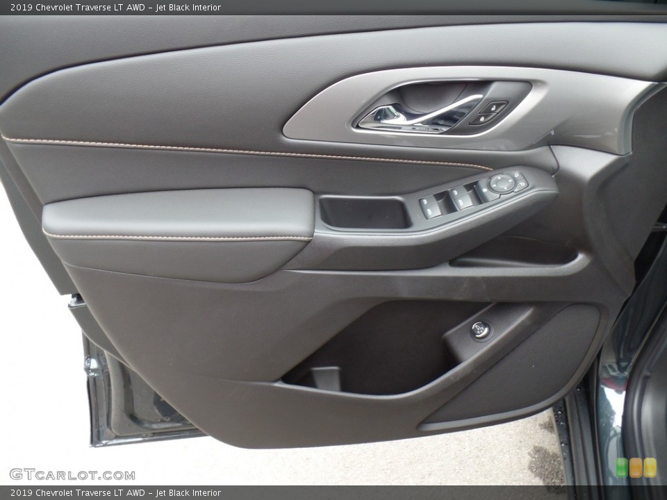 Jet Black Interior Door Panel for the 2019 Chevrolet Traverse LT AWD #133778895