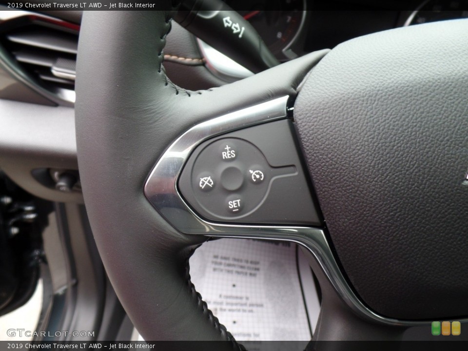 Jet Black Interior Steering Wheel for the 2019 Chevrolet Traverse LT AWD #133779069
