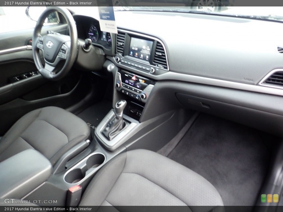 Black Interior Photo for the 2017 Hyundai Elantra Value Edition #133780035