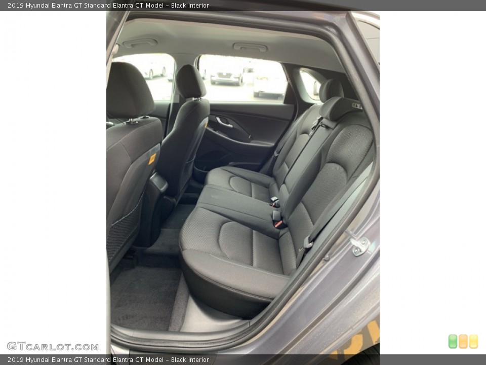 Black Interior Rear Seat for the 2019 Hyundai Elantra GT  #133781379