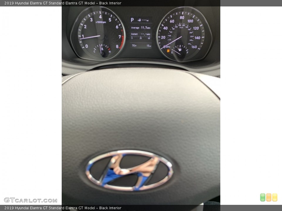 Black Interior Gauges for the 2019 Hyundai Elantra GT  #133781550